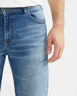 Men's Morrison Jeans Straight Bootcut Medium Wash Heel PIW Recycled Blend - 4