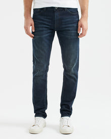 SLIM FIT MID-RISE JEANS IN ULTRA DARK WASH SL0014