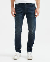 Men's Famous Jeans Slim Fit Ultra Dark Subtle Distressing 331F011 - 1