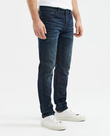 Men's Famous Jeans Slim Fit Ultra Dark Subtle Distressing 331F011 - 4