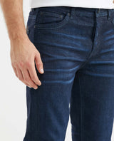Men's Rider Jeans Super Slim Fit Ultra Dark Clean Recycled Blend Low-Rise - 3