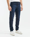 Men's Rider Jeans Super Slim Fit Ultra Dark Clean Recycled Blend Low-Rise - 4