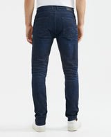 Men's Rider Jeans Super Slim Fit Ultra Dark Clean Recycled Blend Low-Rise - 5