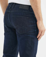 Men's Rider Jeans Super Slim Fit Ultra Dark Clean Recycled Blend Low-Rise - 6