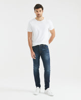 Jean for Men Super Slim Fit, Rider, Super Slim Boot - Dark Blue - Blue 331F019 - 2
