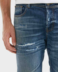 Jean for Men Super Slim Fit, Rider, Super Slim Boot - Heritage Medium Blue Oiled Effect - Blue 331F452 - 3