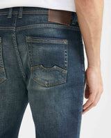 Men's Morrison Heritage Jeans Straight Bootcut Dark Wash Subtle Distressing - 6