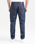 Men's Revenge Jeans Relaxed Bootcut Ultra Dark Wash in Cotton Stretch Blend 331G001 - 4
