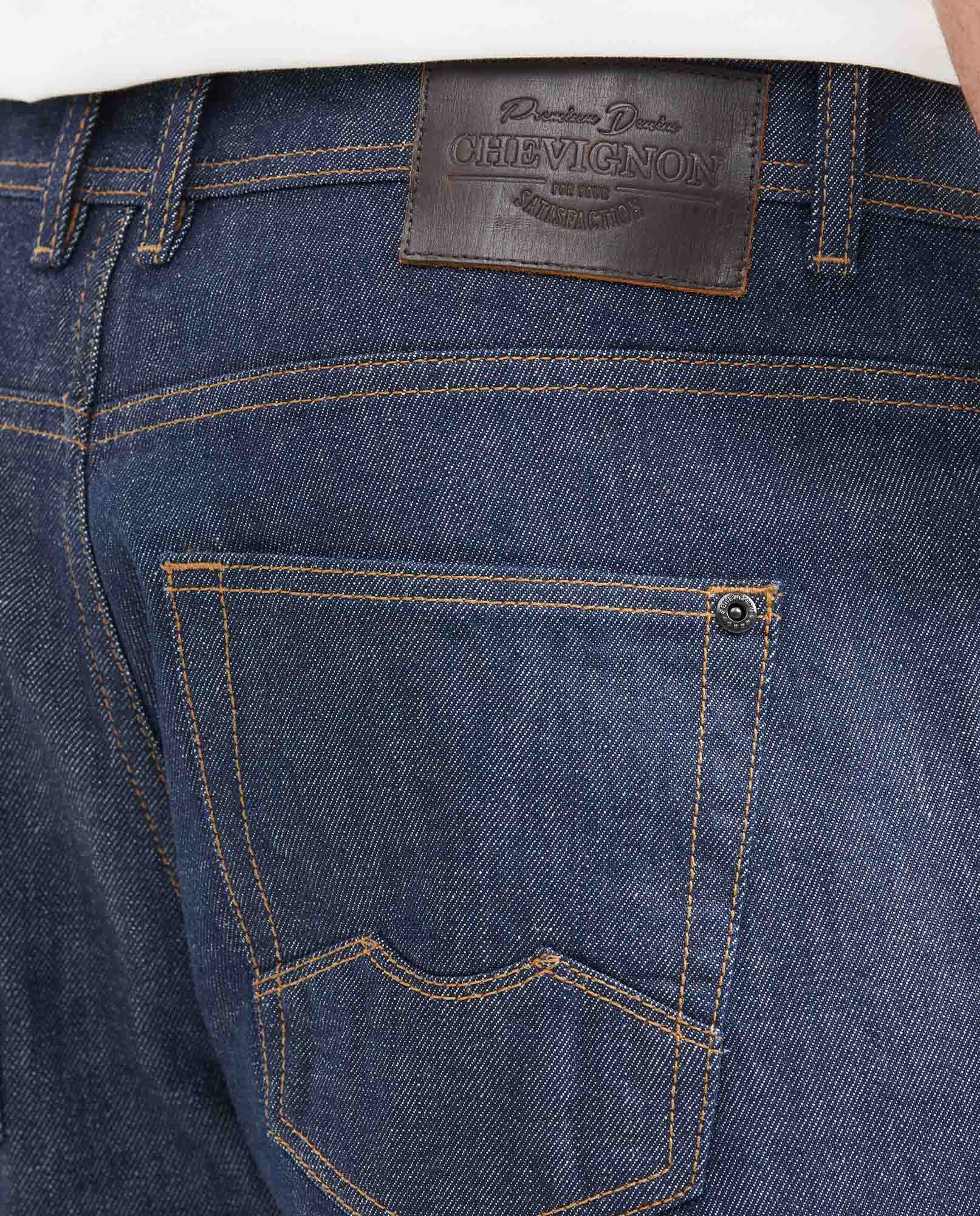 Men's Revenge Jeans Relaxed Bootcut Ultra Dark Wash in Cotton Stretch Blend 331G001 - 5