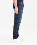 Men's Morrison Jeans Straight Fit Boot Slim Dark Wash in Recycled Cotton 331G007 - 3