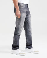 Men's Morrison Jeans Straight Bootcut Gray Linen-Cotton Blend Sustainable 331G012 - 3