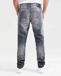 Men's Morrison Jeans Straight Bootcut Gray Linen-Cotton Blend Sustainable 331G012 - 4