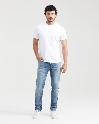 SLIM FIT FAMOUS IN LIGHT WASH SL0010