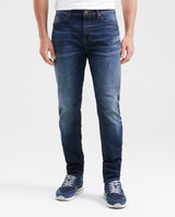 Men's Famous Jeans Slim Fit Ultra Dark Wash in Recycled Polyester-Cotton Blend 331G018 - 1