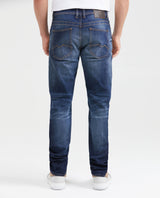 Men's Famous Jeans Slim Fit Ultra Dark Wash in Recycled Polyester-Cotton Blend 331G018 - 4