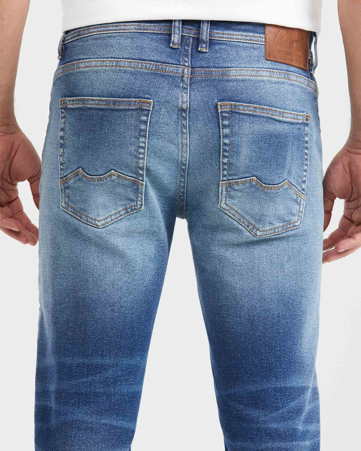 SUPER SLIM FIT-RIDER IN DARK WASH SS001