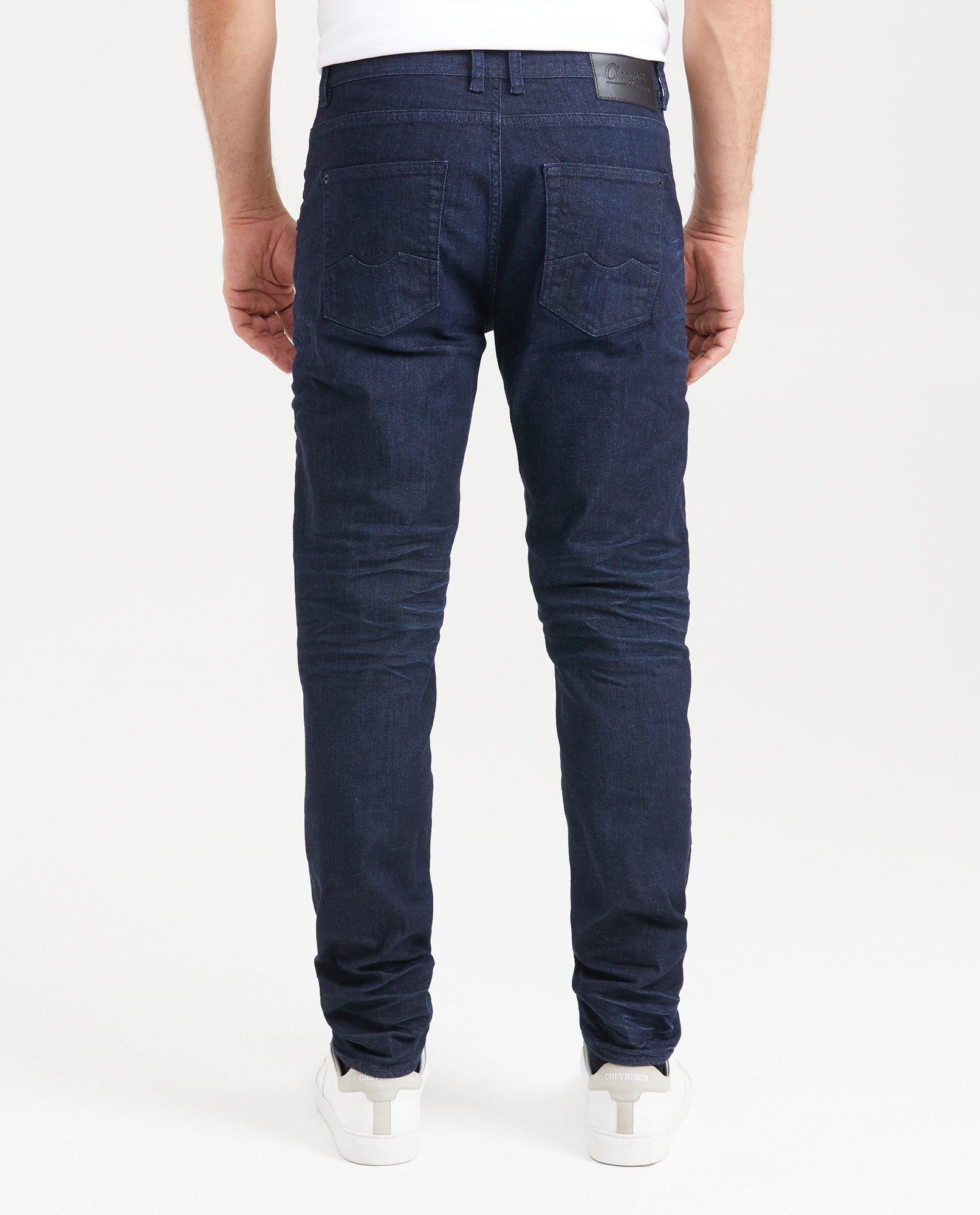 Jean Super Slim Fit Low Rise Super Slim Leg Ultra Dark Blue for Men - Blue 331G035 - 4