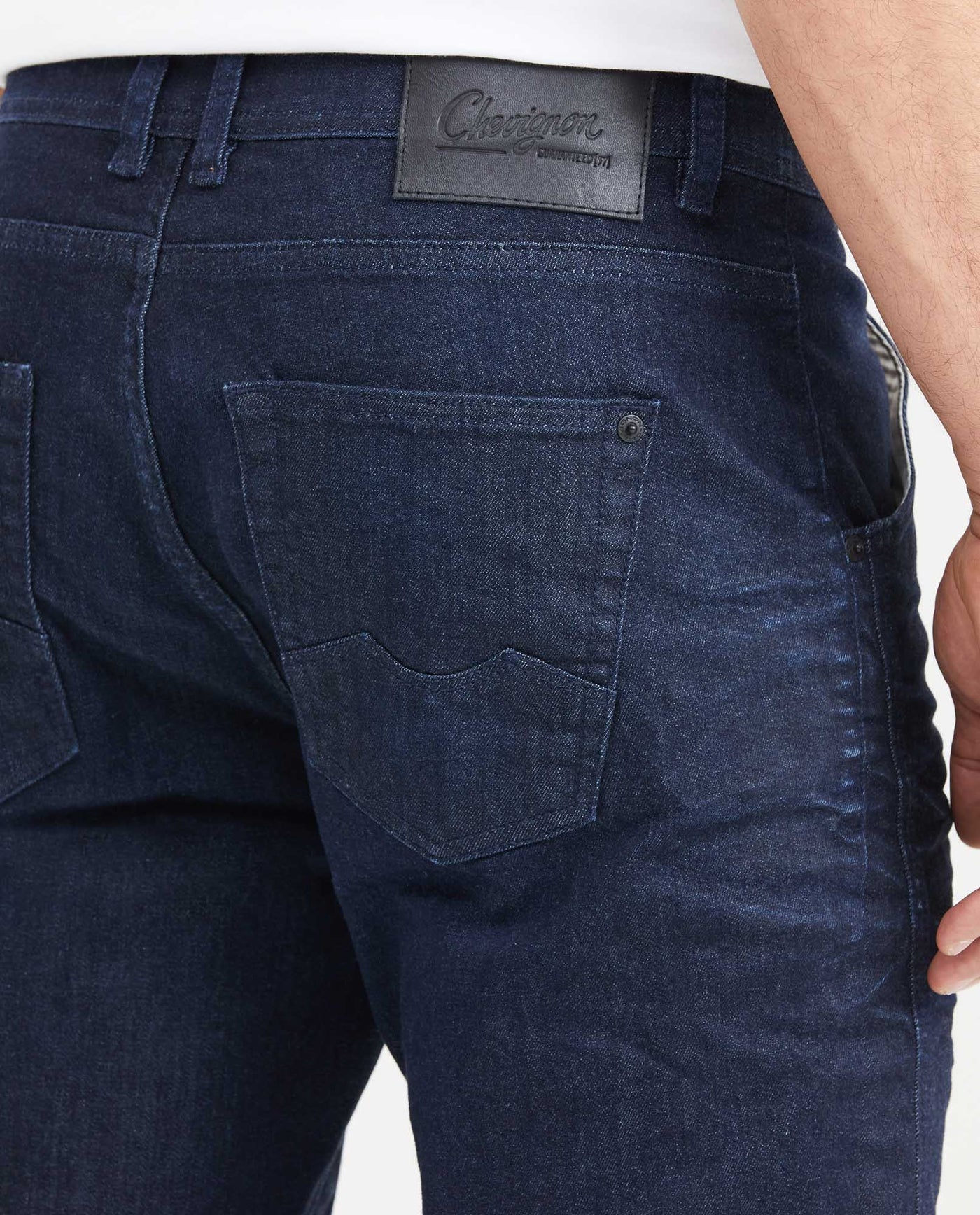 Jean Super Slim Fit Low Rise Super Slim Leg Ultra Dark Blue for Men - Blue 331G035 - 5