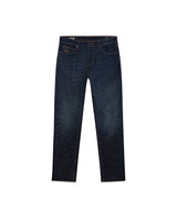 Mens Jeans Slim Fit Mid Rise Ultra Dark Wash Skinflex Technology Cotton Elastomultiester Embroidered - Blue 63_331H008_AZU193924_3