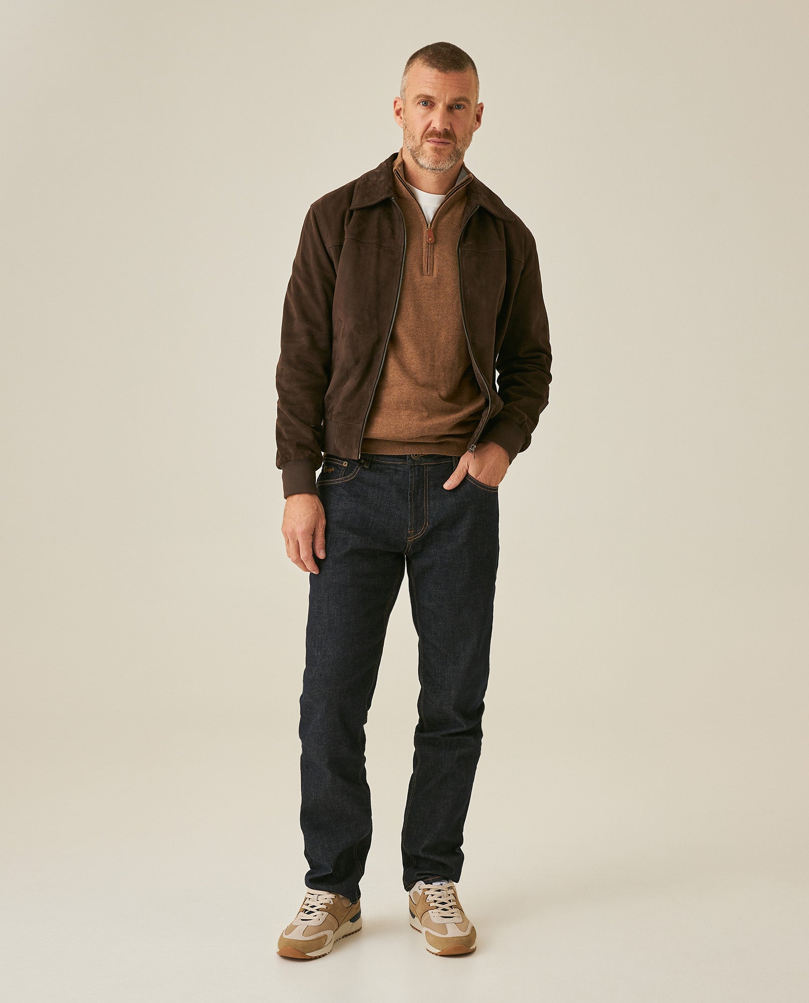 Mens Jeans Slim Fit Mid Rise Ultra Dark Wash Cotton Elastane Clean No Distressing Embroidered Logo - Blue 63_331H012_AZU193924_4