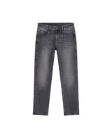Mens Jeans Straight Fit High Rise Gray Wash Cotton Polyester Elastane Functional Side Pocket Eyelet - Gray 63_331H013_GRI194305_3
