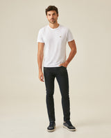 Mens Jeans Skinny Fit Mid Rise Ultra Dark Wash Cotton Polyester Recycled Cotton Elastane 3D Wrinkles - Blue 63_331H015_AZU193924_4