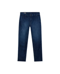 Mens Jeans Straight Fit Super High Rise Ultra Dark Wash Cotton Elastane Chino Details Clean Refined - Blue 63_331H034_AZU193924_3