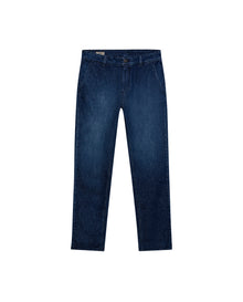Mens Jeans Straight Fit Super High Rise Ultra Dark Wash Cotton Elastane Chino Details Clean Refined - Blue 63_331H034_AZU193924_3
