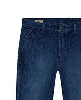 Mens Jeans Straight Fit Super High Rise Ultra Dark Wash Cotton Elastane Chino Details Clean Refined - Blue 63_331H034_AZU193924_8