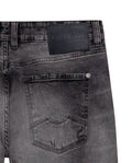 Mens Heritage Jeans Slim Fit Mid Rise Gray Wash Comfort Fabric Trucker Set Embroidered Logo - Gray 63_331H451_GRI194305_8