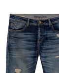 Mens Heritage Jeans Skinny Fit Low Rise Dark Wash Cotton Polyester Elastane Functional Side Pocket - Blue 63_331H454_AZU184140_8