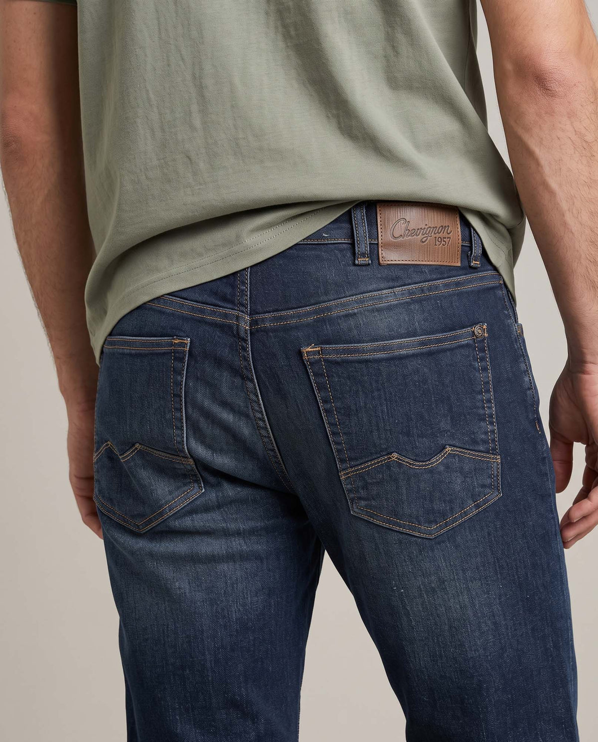 Men's Jeans Frontier Fit Mid Rise - Blue 63_331H701_AZU184028_6