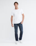 RELAXED FIT HIGH-RISE DARK JEANS IN ULTRA DARK WASH