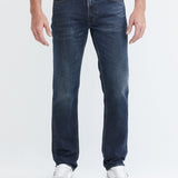 RELAXED FIT HIGH-RISE DARK JEANS IN ULTRA DARK WASH