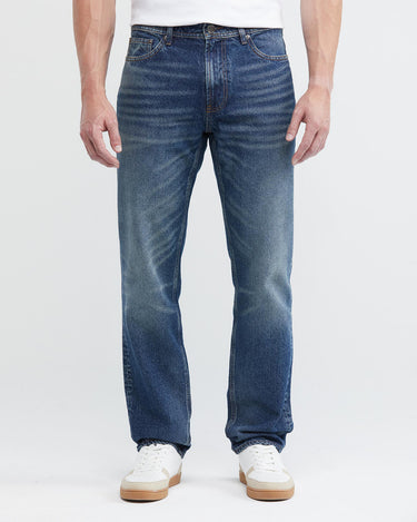 RELAXED FIT HIGH-RISE JEANS IN DARK WASH BS