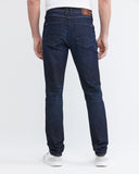 STRAIGHT FIT MID-RISE JEANS IN ULTRA DARK WASH ST040