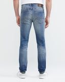 SLIM FIT MID-RISE JEANS IN MEDIUM WASH