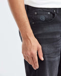 Men's Revenge Jeans Relaxed Fit High-Rise Black Wash Vintage 332F000 - 4