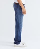 Men's Revenge Jeans Relaxed Fit High-Rise Medium Wash Extended Distressing - 4