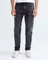 Men's Morrison Jeans Straight Bootcut Gray Wash Knee-Thigh Distressing 332F009 - 1