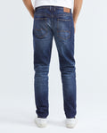Men's Famous Jeans Slim Fit Dark Wash Subtle Vintage in Cotton Stretch Blend 332F020 - 5