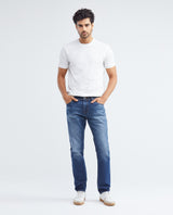 Men's Famous Jeans Slim Fit Medium Wash Subtle Vintage 332F022 - 2