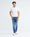 Jean for Men Super Slim Fit, Rider, Super Slim Boot - Medium Blue - Blue 332F024 - 2