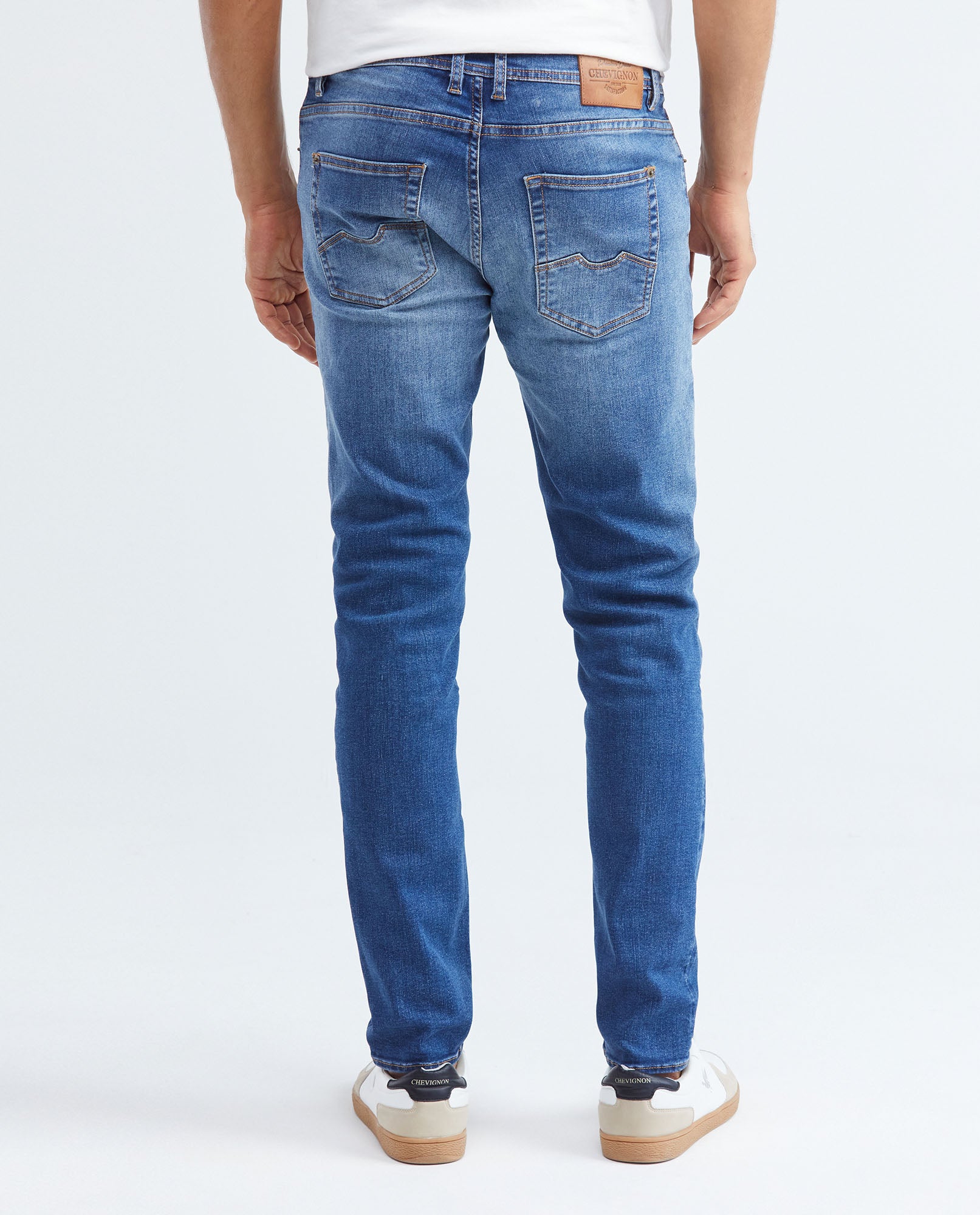 Jean for Men Super Slim Fit, Rider, Super Slim Boot - Medium Blue - Blue 332F024 - 4
