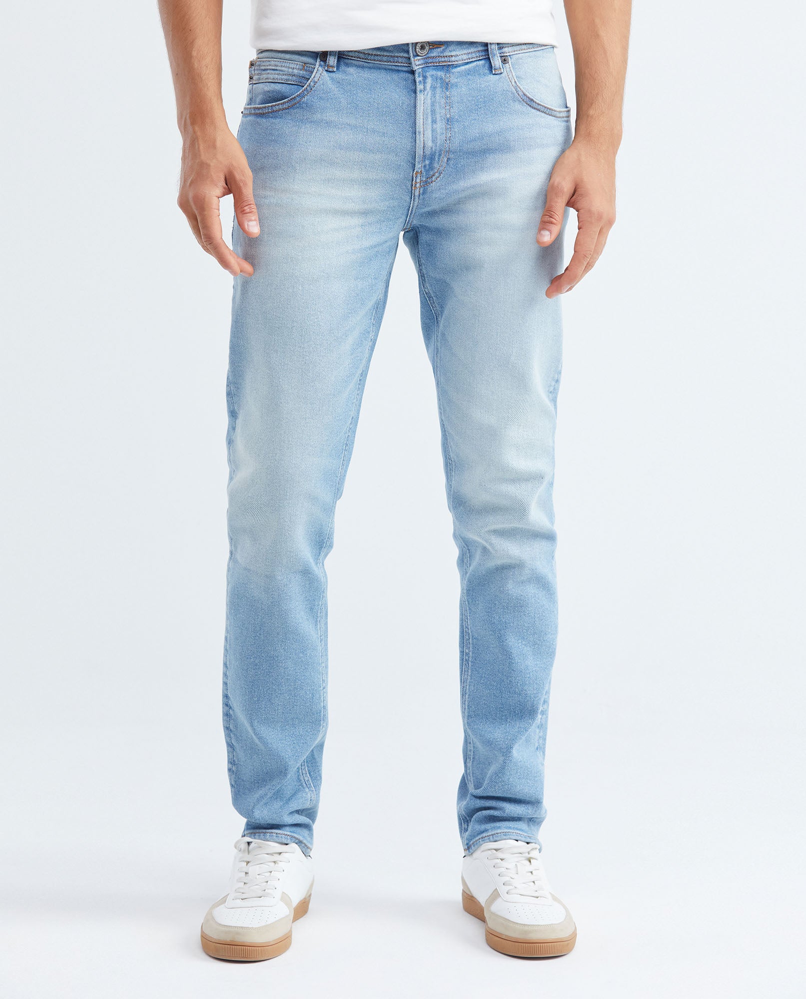 Jean for Men Super Slim Fit, Rider, Super Slim Boot - Light Blue - Blue 332F026 - 1