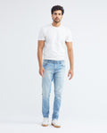 Jean for Men Super Slim Fit, Rider, Super Slim Boot - Light Blue - Blue 332F026 - 2
