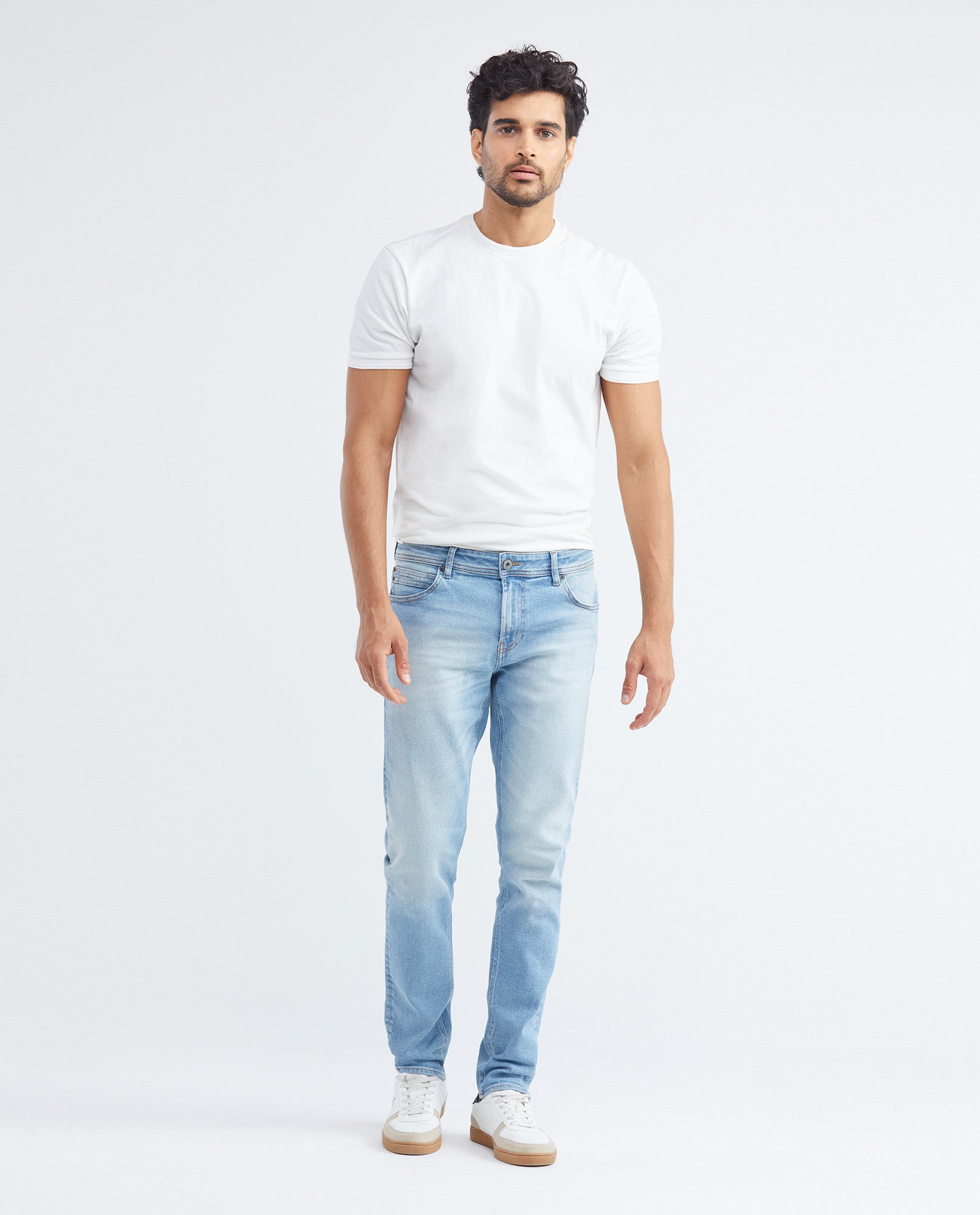 Jean for Men Super Slim Fit, Rider, Super Slim Boot - Light Blue - Blue 332F026 - 2