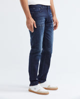Jean for Men Super Slim Fit, Rider, Super Slim Boot - Dark Blue + Ripped - Blue 332F029 - 3