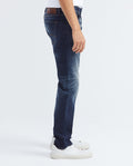 Men's Morrison Heritage Jeans Straight Bootcut Ultra Dark Heel Extended Distressing 332F454 - 4
