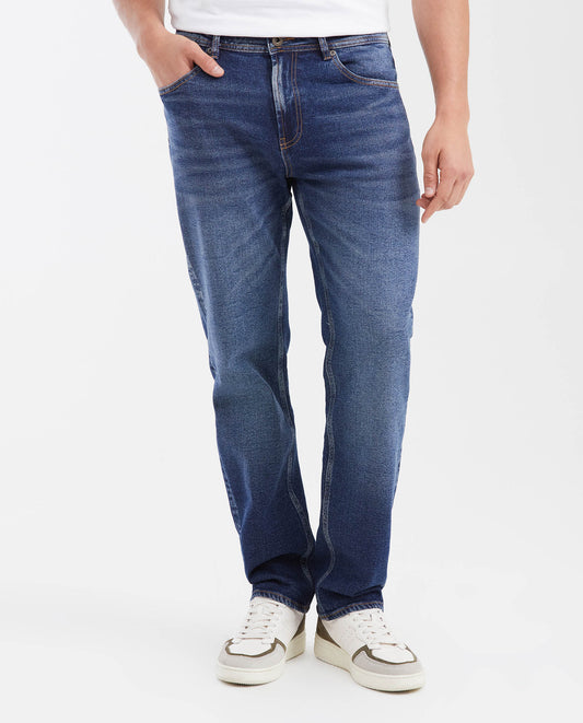Men's Jeans Relaxed Fit - Blue Vintage Wash 63_332G000_AZU194052_0